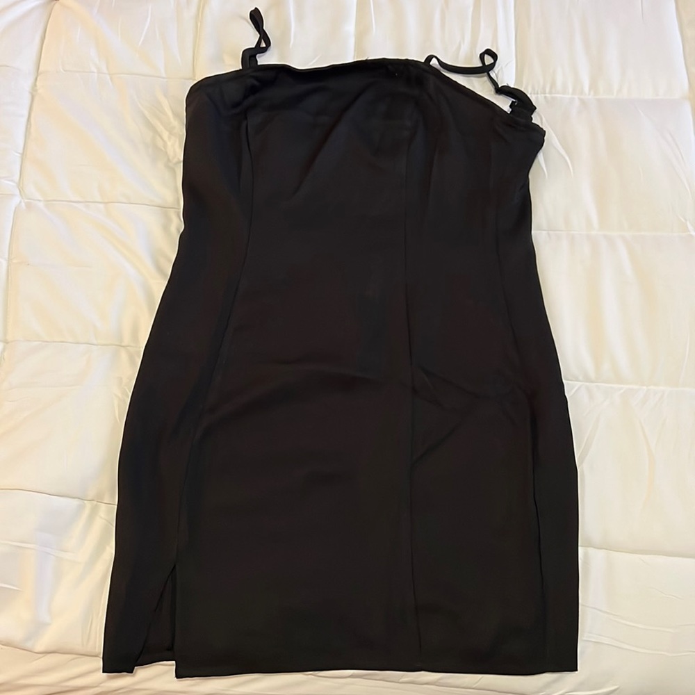 Black tight dress